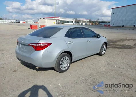 2016 Toyota Corolla Le z USA, uszkodzony, nr VIN 2T1BURHEXGC618640
